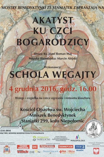 koncert na zakończenie obchodów osiemsetlecia opactwa benedyktynek w staniątkach